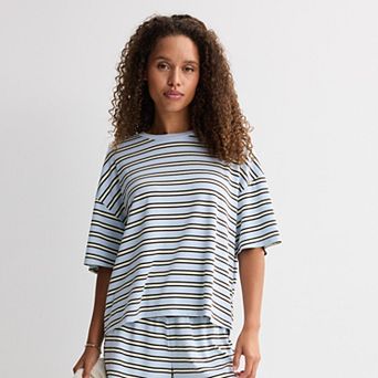 Juniors' Pink Republic Short Lounge Top