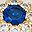 Gold Tone Blue