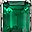 Silver Tone Green