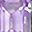 Silver Tone Purple