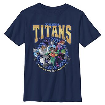 Boys 6-20 Teen Titans Heroes On A Mission Graphic Tee