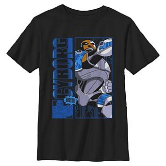 Boys 6-20 Teen Titans Cyborg Epic Poster Graphic Tee