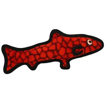 Tuffy Ocean Creature Red Trout Pet Toy