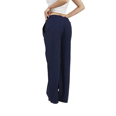 Brave Soul Womens/Ladies Linen Straight Trousers