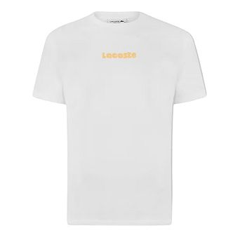 Lacoste Mens Cotton Blend Oversized Short-Sleeved T-Shirt