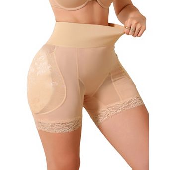 Hip Enhancer for Women Padded Shapewear Hip Lifter Lace Trim Tummy Control Underwear