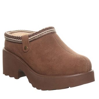 Bearpaw Haven Women's Suede Clogs Slip-On Comfort Clog Shoes