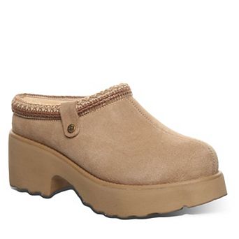 Bearpaw Haven Women's Suede Clogs Slip-On Comfort Clog Shoes