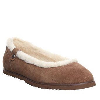 Bearpaw Delphi Women's Faux Fur Slip-On Ballet Flats