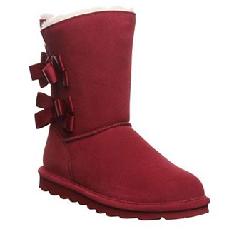 Bearpaw Zaria Women's Suede Bow Accent Boots