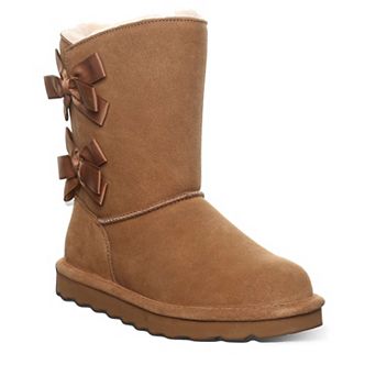Bearpaw Zaria Women's Suede Bow Accent Boots