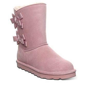 Bearpaw Zaria Women's Suede Bow Accent Boots