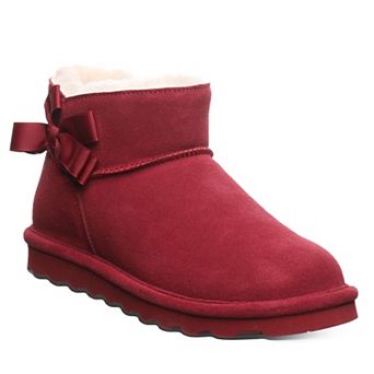 Bearpaw Saige Women's Suede Bow Accent Ankle Booties