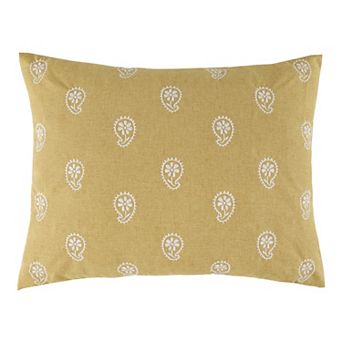 Levtex Home Kirana Embroidered Paisley Decorative Throw Pillow