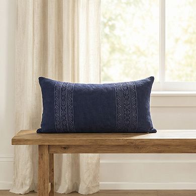 Levtex Home Textured Embroidered Belvedere Throw Pillow