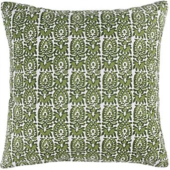 Levtex Home Heritage Bloom Printed Canvas Decorative Throw Pillow