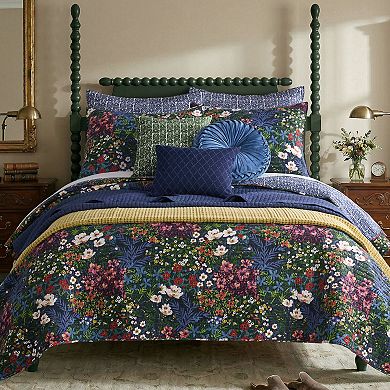 Levtex Home Heritage Bloom Printed Canvas Decorative Throw Pillow