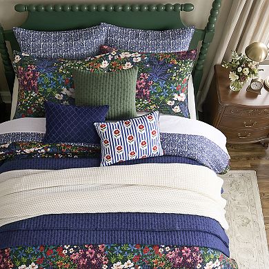 Levtex Home Heritage Bloom Printed Canvas Decorative Throw Pillow
