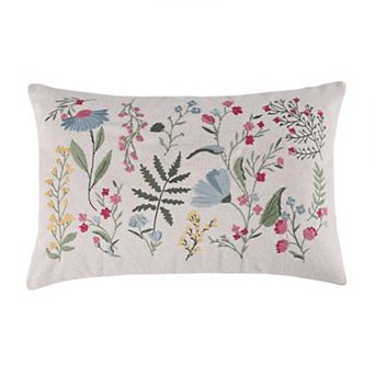 Levtex Home Kensington Garden Botanical Decorative Throw Pillow
