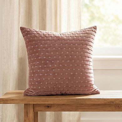Levtex Home Velvet Stitch Decorative Throw Pillow