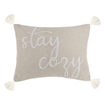 Levtex Home Cloud Waffle Stay Cozy Decorative Throw Pillow