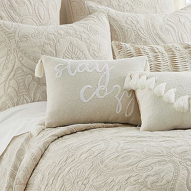 Levtex Home Cloud Waffle Stay Cozy Decorative Throw Pillow