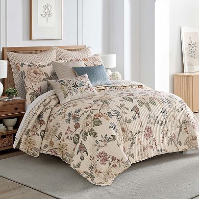 Levtex Home Kensington Garden Textured Decorative Throw Pillow