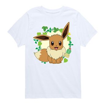 Boys 8-20 Pokémon Eevee Leaves Short Sleeve Graphic Tee
