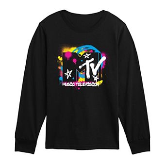 Boys 8-20 MTV Spray Paint Logo Long Sleeve Graphic Tee