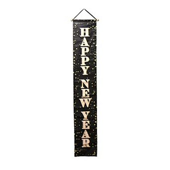 Happy New Year Door Banner