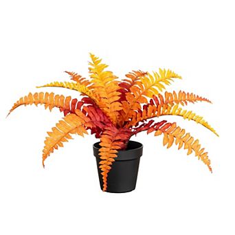 nearly natural Artificial Fall Boston Fern Plant 13-Inch Table Decor