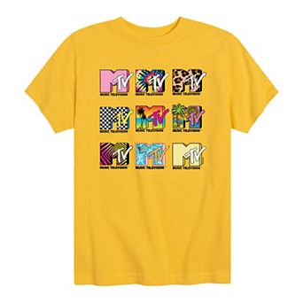 Boys 8-20 MTV Logo Grid Short Sleeve Graphic Tee