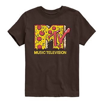 Boys 8-20 MTV Pizza Logo Short Sleeve Graphic Tee