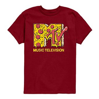 Boys 8-20 MTV Pizza Logo Short Sleeve Graphic Tee