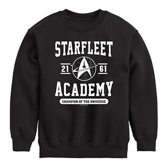 Boys 8-20 Star Trek Starfleet Academy Collegiate Crew Fleece Sweatshirt