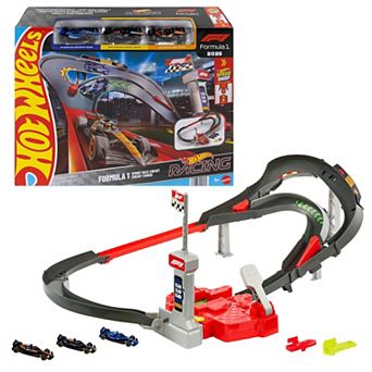 Hot Wheels Racing Formula 1 Sprint Race Circuit Track with 3 Die-Cast Toy Cars