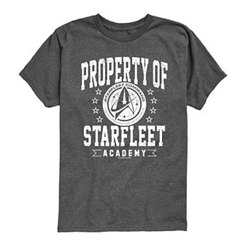 Boys 8-20 Star Trek Property Of Starfleet Academy Short Sleeve Graphic Tee