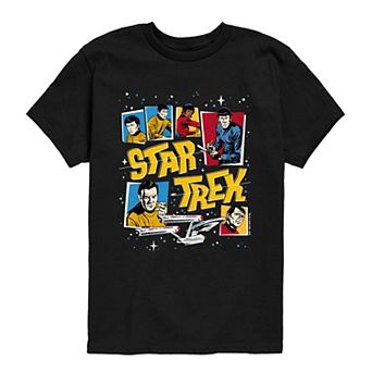 Boys 8-20 Star Trek Retro Comic Short Sleeve Graphic Tee