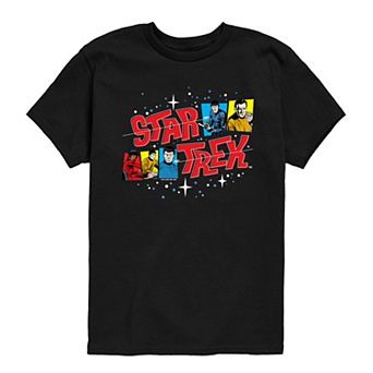Boys 8-20 Star Trek Retro Comic Short Sleeve Graphic Tee