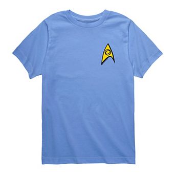 Boys 8-20 Star Trek Sciences Delta Shield Short Sleeve Graphic Tee
