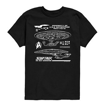 Boys 8-20 Star Trek The Next Generation Short Sleeve Graphic Tee