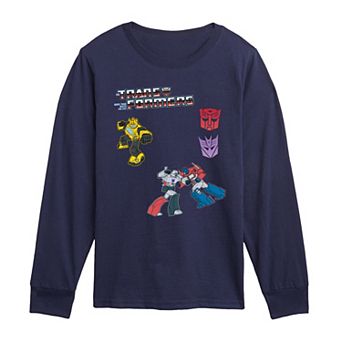 Boys 8-20 The Transformers Long Sleeve Graphic Tee