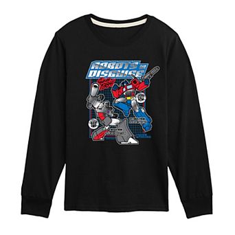 Boys 8-20 Transformers Robots In Disguise Long Sleeve Graphic Tee
