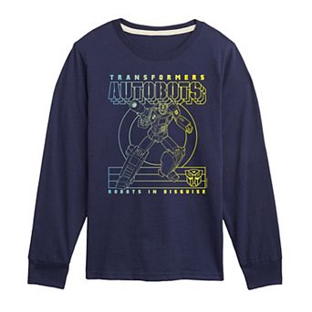 Boys 8-20 Transformers Autobots "Robots In Disguise" Long Sleeve Graphic Tee
