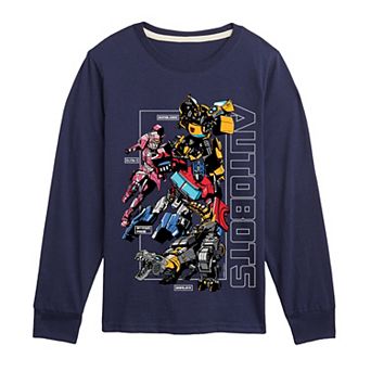 Boys 8-20 Transformers Autobots Collage Long Sleeve Graphic Tee