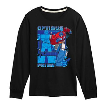 Boys 8-20 Transformers Optimus Prime Long Sleeve Graphic Tee