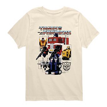 Boys 8-20 The Transformers More Than Meets The Eye! Schematic Short Sleeve Graphic Tee
