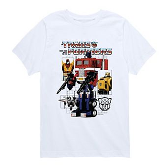 Boys 8-20 The Transformers More Than Meets The Eye! Schematic Short Sleeve Graphic Tee