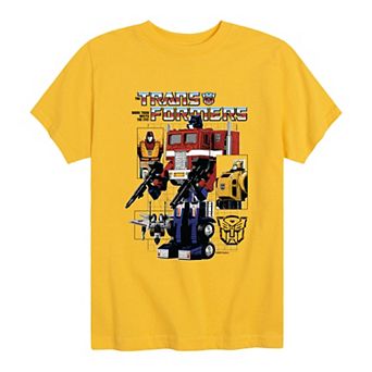 Boys 8-20 The Transformers More Than Meets The Eye! Schematic Short Sleeve Graphic Tee