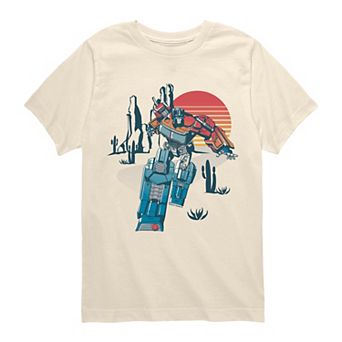 Boys 8-20 Transformers Optimus Prime Desert Scene Short Sleeve Graphic Tee